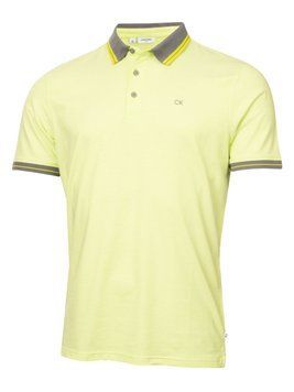 Сорочка поло Calvin Klein Blade чоловіча Calvin Klein Салатова (C9769 lime lav25 (L)