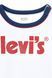 Комплект 2в1 (футболка+шорты) для мальчика Levi's Бело-синий (908 pvu white (62 (3m))