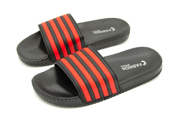 Шльопанці для чоловіків Plaazzo Чорно-червоний (3049-13 black-red (40 (25 см))