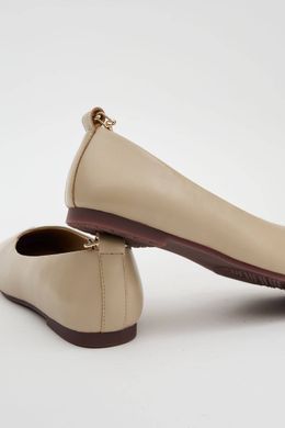 Балетки с цепочкой женские Anna Lucci Бежевый (DXT1175 beige (36 (24 см))