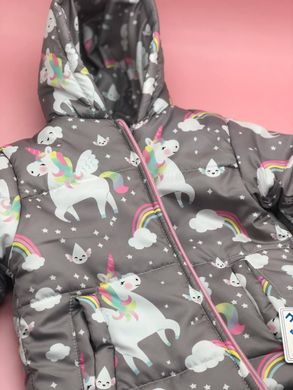 Куртка для дівчинки mai kids Сірий (21-100 grey (24-36 months)