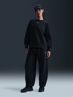 Світшот на флісі Nike Sportswear Phoenix Oversized Crew жіноча Чорний (DQ5733-010 black lav25 (XL)