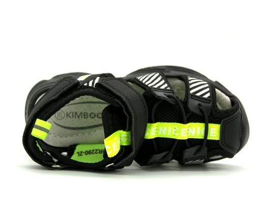 Закриті сандалі для хлопчиків Kimboo Чорно-салатовий (DR2290-2L black-green (26 (17 см))