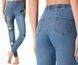 Джинси/легінси з патчами в паєтки для дівчаток Calzedonia Синій (modp0714 blue (158-170 (12-16 лет))