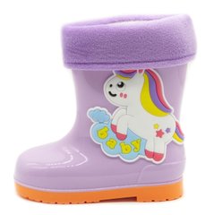 Резинові чоботи для дівчинки BBT Kids Фіолетовий (M5895-2 purple (28-180 мм)