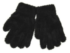 Рукавички для дівчинки RuBi Чорний (2040 black (10-12 років (обхват 17 см))