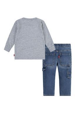Комплект Levi's 2в1 для малюків: кофта та джинси Сіро-синій (424 set pvu grey (62 (3m))