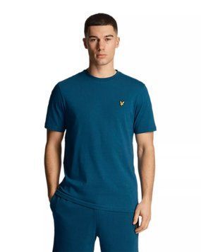 Однотонна футболка Lyle & Scott чоловіча Синій (W892 navy lav25 (XXL)