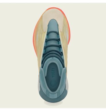 Кроссовки Adidas Yeezy QNTM Hi-Res Coral Мужские Оранжево-синий 42.5 (27 см) Код: HP6595 hireco