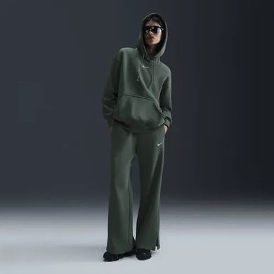 Толстовка на флісі Nike Sportswear Phoenix Fleece з капюшоном оверсайз Pullover жіноча Зелений (DQ5860-338 green lav25 (XS)
