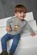Комплект Levi's 2в1 для малюків: кофта та джинси Сіро-синій (424 set pvu grey (62 (3m))