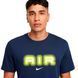 Футболка Nike Swoosh Air з графічним принтом чоловіча Синій (Air Graphi tee navyvolt lav25 (S))