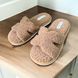 Кімнатні тапочки у стилі Hermes жіночі Jomix Home Коричневий (md102 brown (36 (24,5 см))