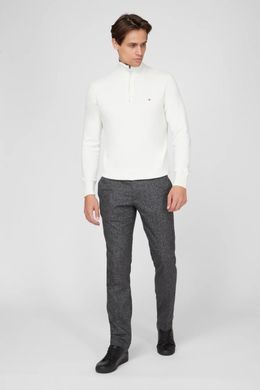 Белая кофта Tommy Hilfiger PIMA COTTON CASHMERE мужская Белый (Tommy Pima white lav25 (M)