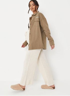 Теплые штаны для беременных женские Missguided Кремовый (mt111971 cream (42)