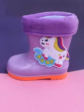 Резиновые сапоги для девочки BBT Kids Фиолетовый (M5895-2 purple (29-190 мм)