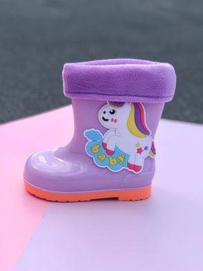 Резиновые сапоги для девочки BBT Kids Фиолетовый (M5895-2 purple (29-190 мм)