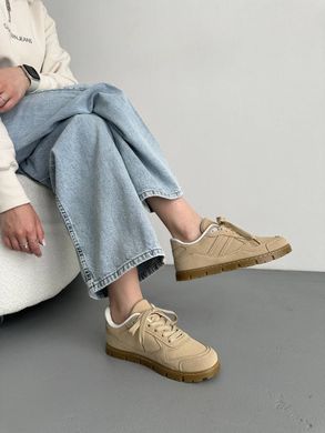 Кроссовки, кеды Lilin Женские Бежевый 37 (24 см) (not721 beige)