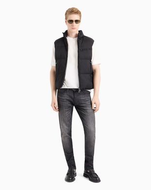 Зауженные джинсы Emporio Armani 6D1J75-1D87Z-0006 для мужчин Черный (6D1J75 black lav25 (w32x32L J75 (ML))