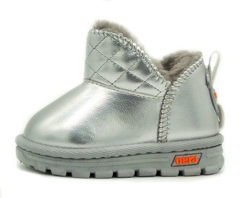 Угги для діток Ashiguli Сріблястий (S213 silver 25 (14,5 см))