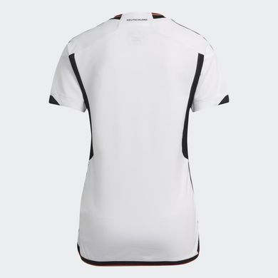 Футболка сборной Германии adidas Germany 2022 женская Бело-черная (HF1474 white-black lav25 (L)