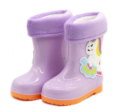 Резиновые сапоги для девочки BBT Kids Фиолетовый (M5895-2 purple (29-190 мм)