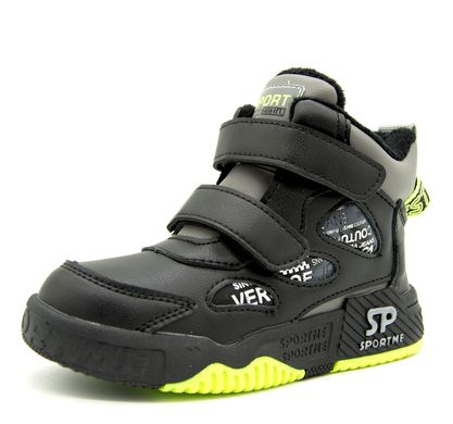 Демісезонні черевики для хлопчика Paliament Чорно-салатовий (3773-15 black-green (32 (21 см))
