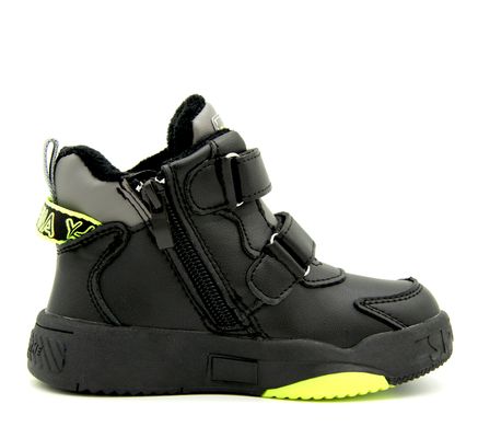 Демісезонні черевики для хлопчика Paliament Чорно-салатовий (3773-15 black-green (32 (21 см))