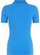 Женская рубашка поло с логотипом Tommy Hilfiger Ribbed (Blue Spell) Голубой (Trp Ld43 blue lav25 (XS)