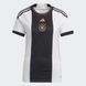 Футболка сборной Германии adidas Germany 2022 женская Бело-черная (HF1474 white-black lav25 (L)