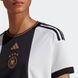 Футболка сборной Германии adidas Germany 2022 женская Бело-черная (HF1474 white-black lav25 (L)