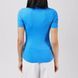 Женская рубашка поло с логотипом Tommy Hilfiger Ribbed (Blue Spell) Голубой (Trp Ld43 blue lav25 (XS)