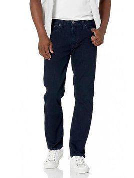 Мужские джинсы LEVIS 502 Regular Taper Fit Stretch Jeans Black Cactus Overdye Темно-Голубой (502 Reg blue-black lav25 (w30x30L (SM))