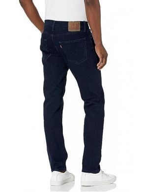 Мужские джинсы LEVIS 502 Regular Taper Fit Stretch Jeans Black Cactus Overdye Темно-Голубой (502 Reg blue-black lav25 (w30x30L (SM))