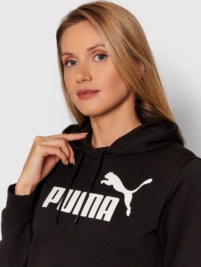 Світшот Puma Essentials Чорний Regular Fit жіночий Чорний (586788-01 black lav25 (S)