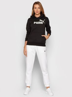 Світшот Puma Essentials Чорний Regular Fit жіночий Чорний (586788-01 black lav25 (S)