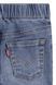 Комплект Levi's 2в1 світшот на флісі та джинси для хлопчиків дитячий Сіро-синій (312 set pvu indigo (62 (3m))