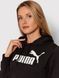 Світшот Puma Essentials Чорний Regular Fit жіночий Чорний (586788-01 black lav25 (S)