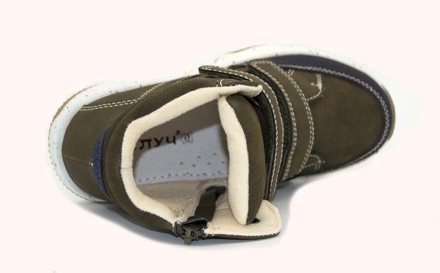 Демісезонні черевики для хлопчика Sluch Хакі (Q332 khaki (32 (21 см))