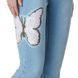 Скенные джинсы с бабочкой Calzedonia (modp0709 blue (158-170 (12-16 лет))