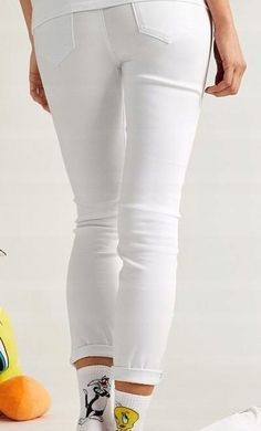 Білі джинси легінси жіночі Calzedonia (modp0718 white (M (38))