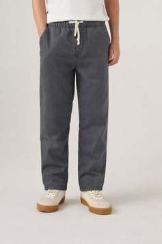 Штаны хлопковые на резинке Levi's для мальчика Черный 176 см (16 лет) (221 pvu black)