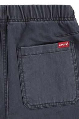 Штаны хлопковые на резинке Levi's для мальчика Черный 110 см (5 лет) (221 pvu black)