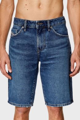 Мужские джинсовые шорты DIESEL SLIM-SHORT Синий (A06750 blue lav25 (W32))