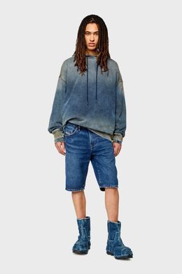 Мужские джинсовые шорты DIESEL SLIM-SHORT Синий (A06750 blue lav25 (W32))