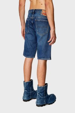 Мужские джинсовые шорты DIESEL SLIM-SHORT Синий (A06750 blue lav25 (W32))