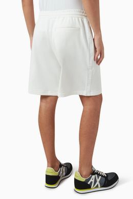 Шорты Armani Exchange с логотипом Mixmag AX из смеси органического хлопка мужские Белый (103723 white lav25 (L)