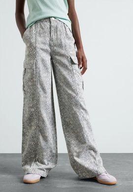 Підліткові штани-карго Levi's Lvg Twill '94 Baggy Wide Leg для дівчаток Квітковий принт (019 pvu blue-surf (140 (10A))