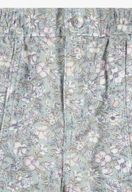 Підліткові штани-карго Levi's Lvg Twill '94 Baggy Wide Leg для дівчаток Квітковий принт (019 pvu blue-surf (140 (10A))