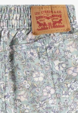 Підліткові штани-карго Levi's Lvg Twill '94 Baggy Wide Leg для дівчаток Квітковий принт (019 pvu blue-surf (140 (10A))